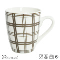 Scottish Check 16PCS en porcelaine avec assortiment de dîner décalé